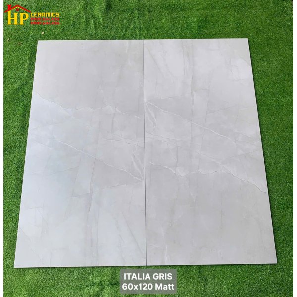 GẠCH LÁT NỀN 60X120 MATT VÂN ĐÁ XÁM