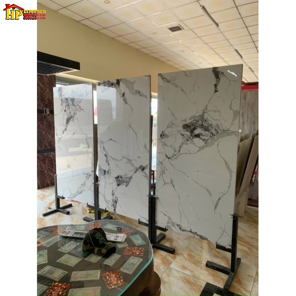 GẠCH LÁT NÈN 90X180 TRẮNG VÂN KHÓI SIÊU BÓNG CAO CẤP