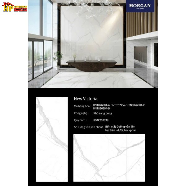 GẠCH LÁT NỀN 80X260 VÂN ĐÁ NEW VICTORIA 6904