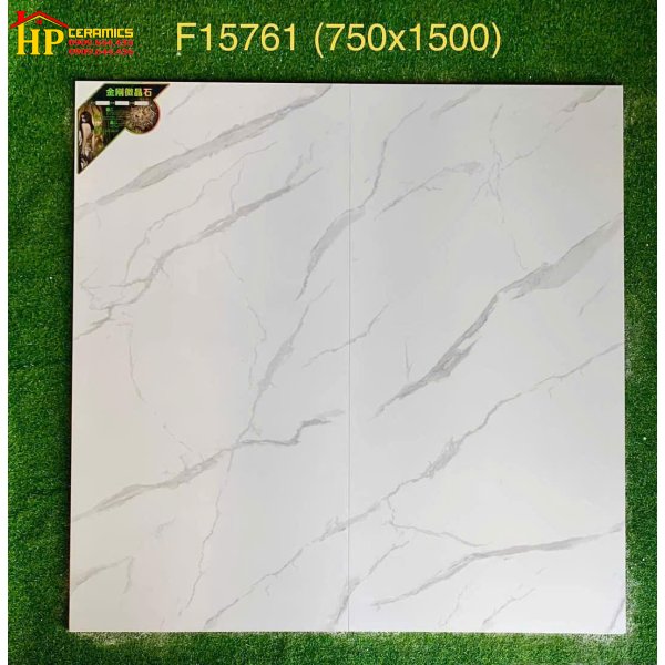 GẠCH ỐP LÁT 75X150 TRẮNG VÂN KHÓI CAO CẤP