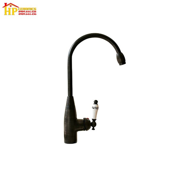 VÒI RỬA CHÉN ĐỒNG THAU MÀU ĐEN RC-01B