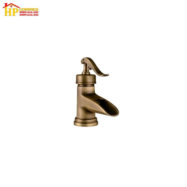 VÒI LAVABO NÓNG LẠNH ĐỒNG THAU S-04