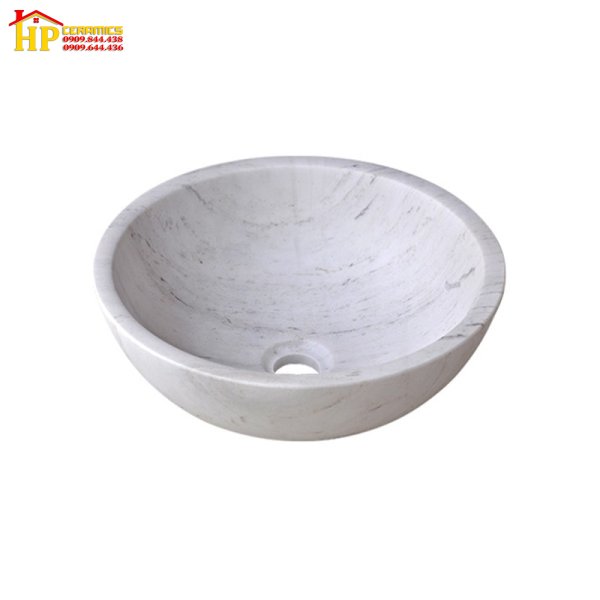 LAVABO ĐÁ TỰ NHIÊN TRẮNG SỮA L-13