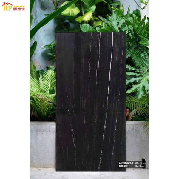 GẠCH LÁT NỀN 60X120 VÂN ĐÁ ĐEN SỌC CAO CẤP