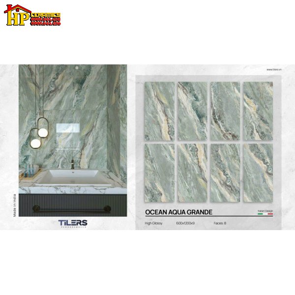 GẠCH LÁT NỀN 60X120 VÂN ĐÁ XANH NGỌC