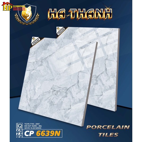 GẠCH LÁT NỀN 60X60 VÂN ĐÁ MARBLE XÁM GIÁ RẺ 6639