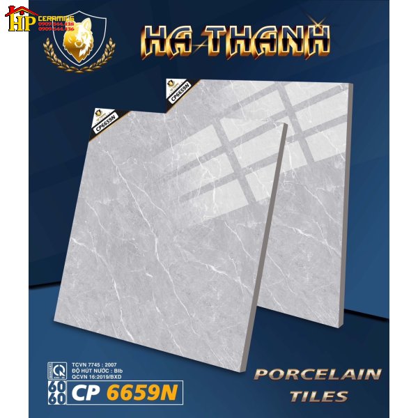 GẠCH LÁT NỀN 60X60 VÂN ĐÁ TIA CHỚP XÁM 6659