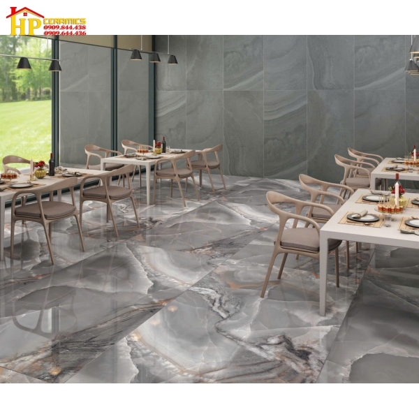 GẠCH LÁT NỀN 120X240 VÂN ĐÁ LẠ XÁM NÂU NHẬP KHẨU CAO CẤP