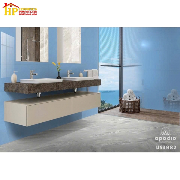 GẠCH LÁT NỀN 60X60 ĐÁ BÓNG KIẾNG XANH BIỂN 7002
