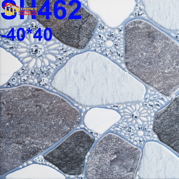 GẠCH SÂN VƯỜN 40X40 SỎI XÁM TRẮNG GIÁ RẺ