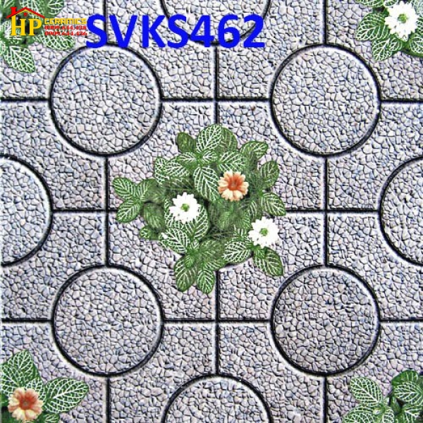 GẠCH SÂN VƯỜN 40X40 XÁM BÔNG VÀNG TRẮNG GIÁ RẺ