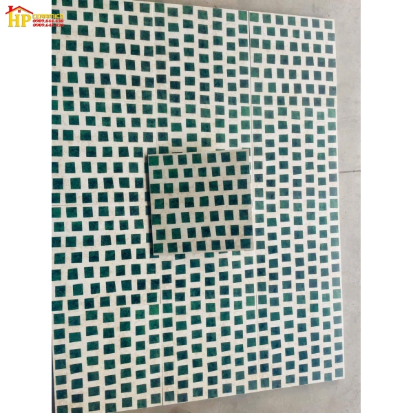 GẠCH ỐP LÁT 30X30 TRANG TRÍ CARO XANH CAO CẤP GIÁ RẺ