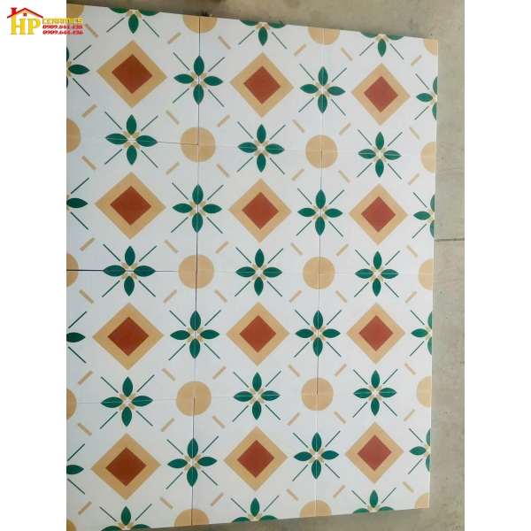 GẠCH ỐP LÁT 30X30 TRANG TRÍ BÔNG CỔ ĐIỂN VÀNG TRẮNG 489 CAO CẤP GIÁ RẺ