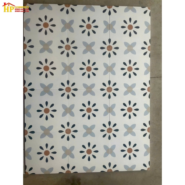 GẠCH ỐP LÁT TRANG TRÍ 30X30 BÔNG CỔ ĐIỂN NỀN TRẮNG CAO CẤP GIÁ RẺ