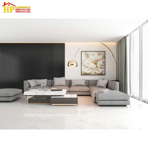 GẠCH LÁT NỀN 80X80 TRẮNG VÂN KHÓI CAO CẤP 3014 GIÁ RẺ