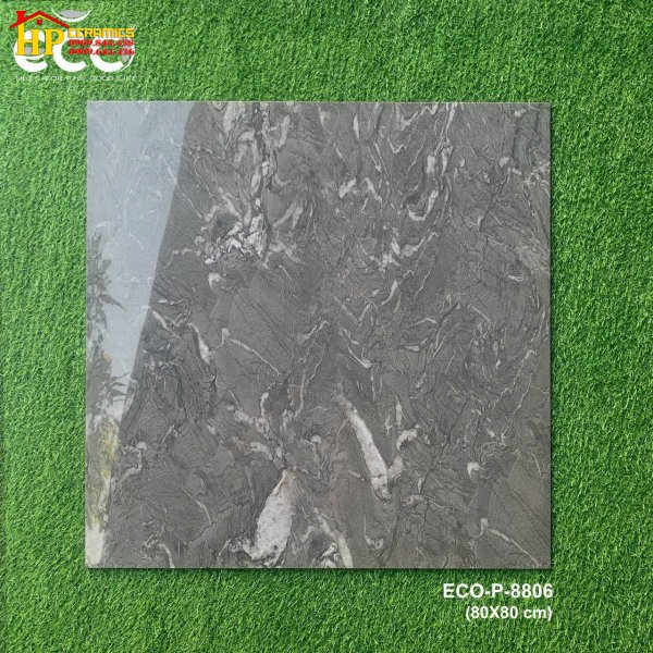 GẠCH LÁT NỀN 80X80 VÂN ĐÁ XÁM MARBLE 8806 CAO CẤP GIÁ RẺ