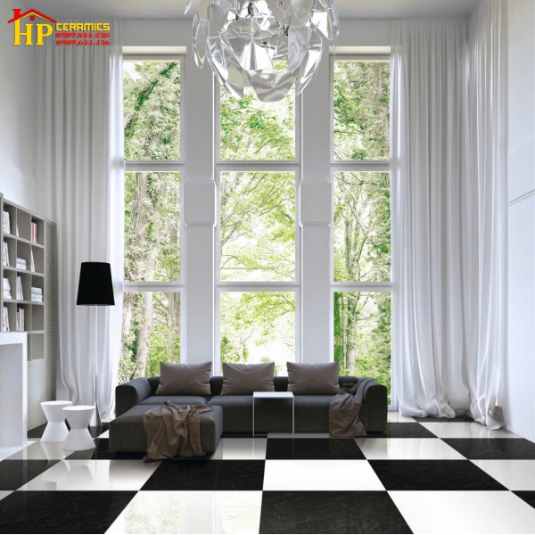 GẠCH LÁT NỀN 80X80 VÂN ĐÁ MARBLE XÁM ĐẬM 8819 CAO CẤP GIẢ RẺ