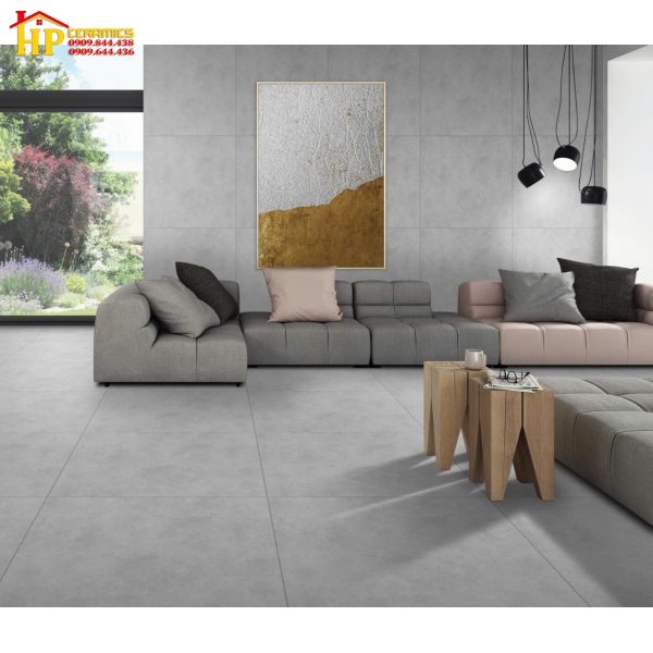 GẠCH LÁT NỀN 60X60 MÀU XÁM XI MĂNG VÂN ĐÁ 2004 CAO CẤP GIÁ RẺ