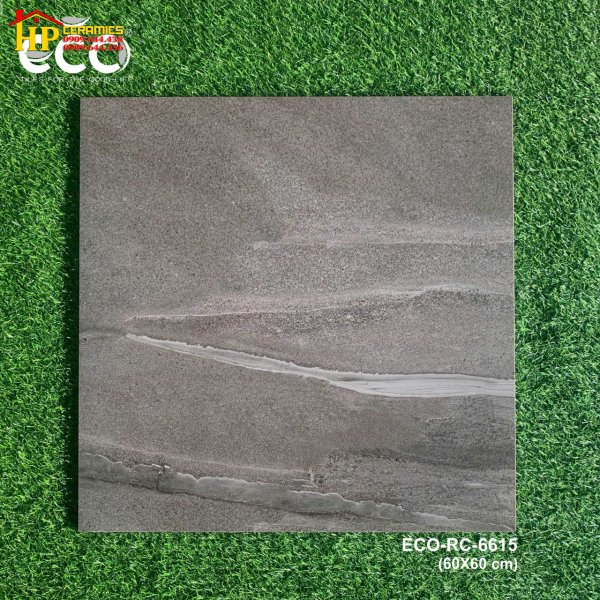GẠCH LÁT NỀN 60X60 MATT TINH THỂ VÂN ĐÁ XÁM ĐẬM 6615 CAO CẤP GIÁ RẺ