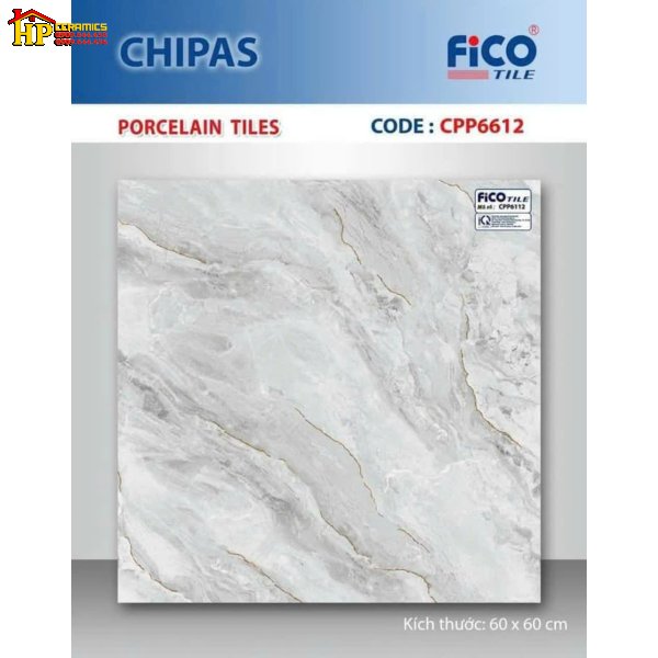 GẠCH LÁT NỀN 60X60 VÂN ĐÁ XÁM 6612 CAO CẤP GIÁ RẺ