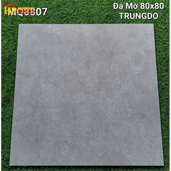 GẠCH LÁT NỀN 80X80 VÂN ĐÁ XÁM 8807 MATT CAO CẤP GIÁ RẺ