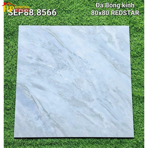 GẠCH LÁT NỀN 80X80 VÂN ĐÁ XÁM 8566 CAO CẤP GIÁ RẺ