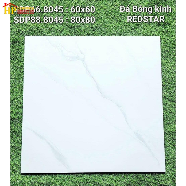 GẠCH LÁT NỀN 80X80 TRẮNG VÂN KHÓI 8045 CAO CẤP GIÁ RẺ