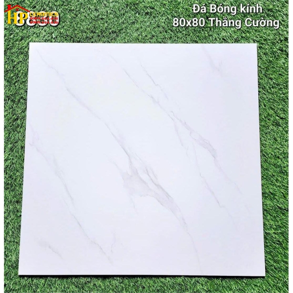 GẠCH LÁT NỀN 80X80 TRẮNG VÂN KHÓI 8830 CAO CẤP GIÁ RẺ