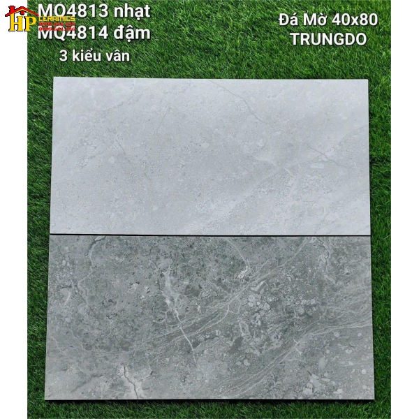 GẠCH ỐP TƯỜNG 40X80 VÂN ĐÁ XÁM MATT ĐẬM LỢT 4813 CAO CẤP GIÁ RẺ