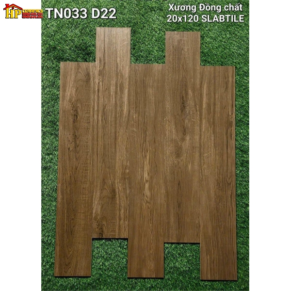 GẠCH LÁT NỀN 20X120 VÂN GỖ NÂU ÓC CHÓ ĐẬM TN033 CAO CẤP GIÁ RẺ