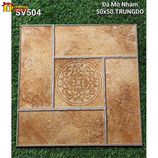 GẠCH LÁT NỀN 50X50 GIẢ CỔ 504 CAO CẤP GIÁ RẺ