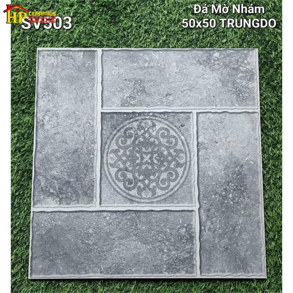 GẠCH LÁT NỀN 50X50 CỔ DIỂN XÁM MATT 503 CAO CẤP GIÁ RẺ