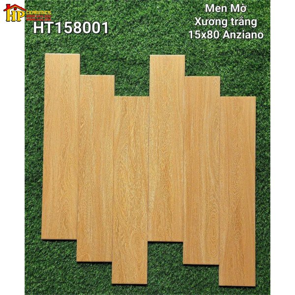 GẠCH LÁT NỀN 15X80 VÂN GỖ VÀNG SÁNG 158001 CAO CẤP GIÁ RẺ