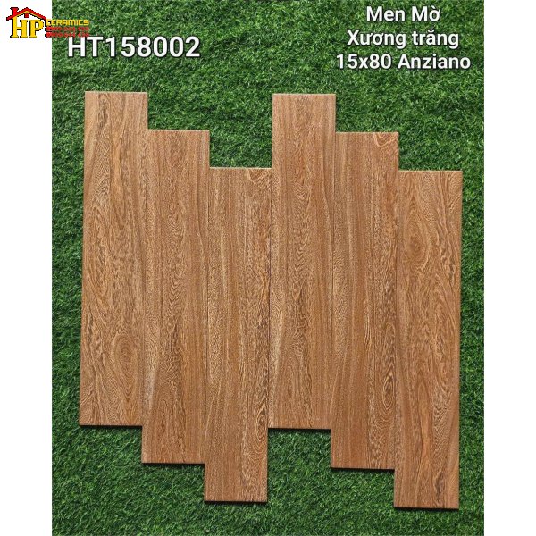 GẠCH LÁT NỀN 15X80 VÂN GỖ MÀU NÂU ẤM ANZIANO 158002 CAO CẤP GIÁ RẺ