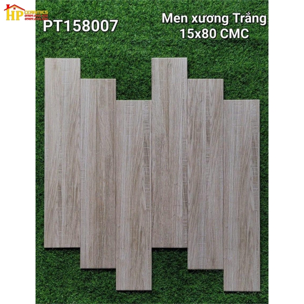 GẠCH LÁT NỀN 15X80 VÂN GỖ NÂU NHẠT 158007 CAO CẤP GIÁ RẺ