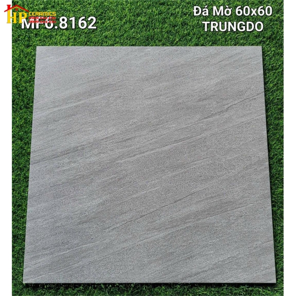 GẠCH LÁT NỀN 60X60 VÂN ĐÁ XEOA XÁM ĐẬM 8162 CAO CẤP GIÁ RẺ