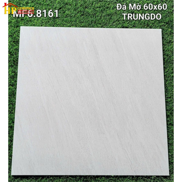 GẠCH LÁT NỀN 60X60 VÂN ĐÁ XÁM TRẮNG 8161 CAO CẤP GIÁ RẺ