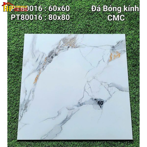 GẠCH LÁT NỀN 60X60 TRẮNG VÂN KHÓI ĐEN NÂU 60016 CAO CẤP GIÁ RẺ