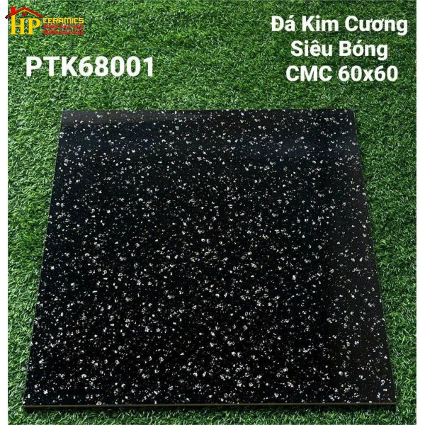GẠCH LÁT NỀN 60X60 ĐEN KIM SA 68001 CAO CẤP GIÁ RẺ