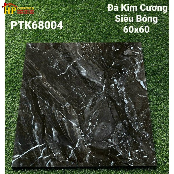 GẠCH LÁT NỀN 60X60 VÂN ĐÁ MARBLE ĐEN 68004 CAO CẤP GIÁ RẺ