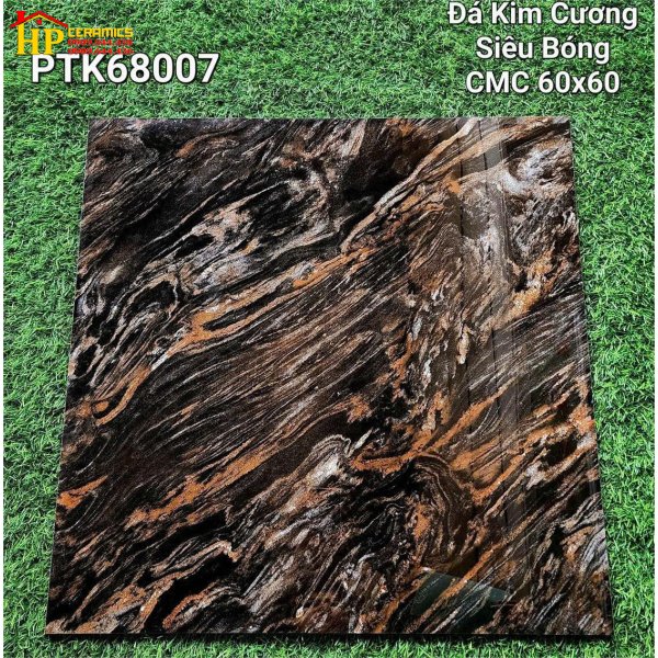 GẠCH LÁT NỀN 60X60 VÂN ĐÁ MARBLE NÂU 68007 CAO CẤP GIÁ RẺ