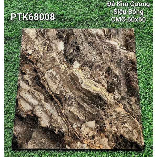 GẠCH LÁT NỀN 60X60 VÂN ĐÁ MARBLE NÂU 68008 CAO CẤP GIÁ RẺ