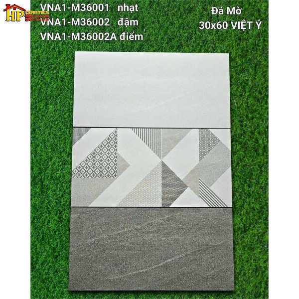 GẠCH ỐP TƯỜNG 30X60 VÂN ĐÁ XÁM ĐIỂM HIỆU ỨNG MATT 36001 CAO CẤP GIÁ RẺ