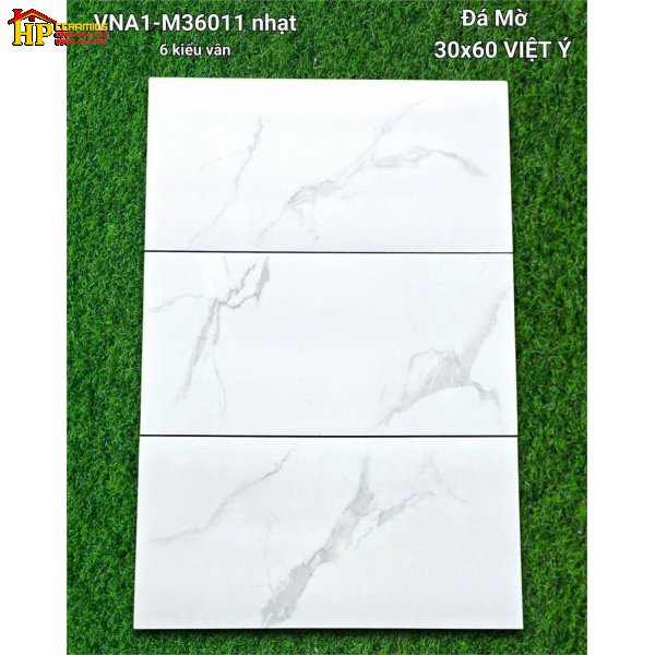 GẠCH ỐP TƯỜNG 30X60 TRẮNG VÂN KHÓI MATT 36011 CAO CẤP GIÁ RẺ
