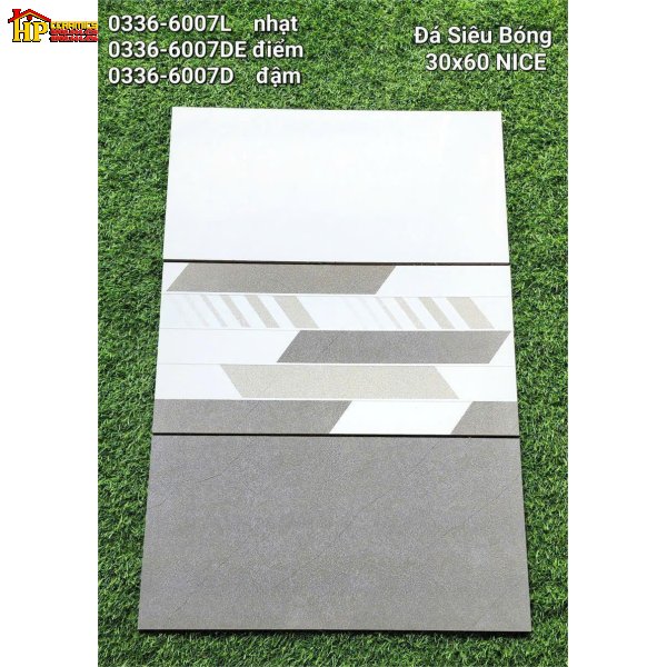 GẠCH ỐP TƯỜNG 30X60 VÂN ĐÁ XÁM ĐẬM LỢT 6007 CAO CẤP GIÁ RẺ