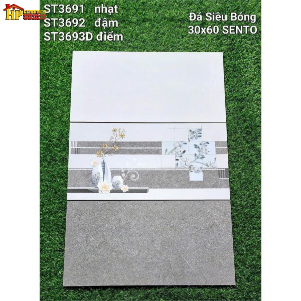 GẠCH ỐP TƯỜNG 30X60 VÂN ĐÁ XÁM ĐẬM LỢT ST3691 CAO CẤP GIÁ RẺ