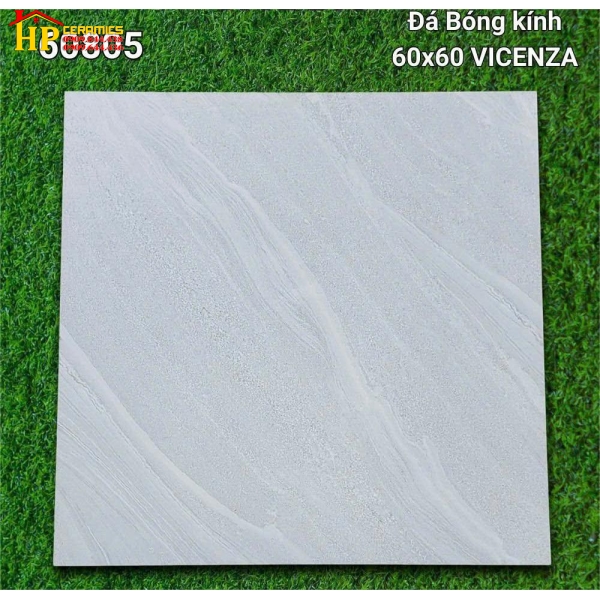 GẠCH LÁT NỀN 60X60 VÂN ĐÁ XÁM XÉO 60805 CAO CẤP GIÁ RẺ