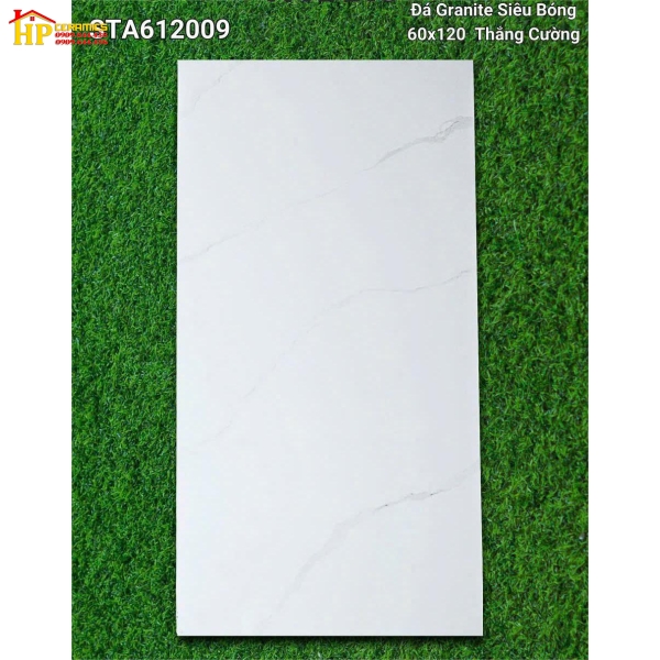 GẠCH LÁT NỀN 60X120 TRẮNG VÂN KHÓI 612009 CAO CẤP GIÁ RẺ