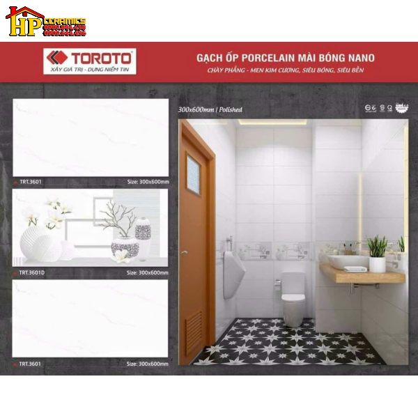 GẠCH ỐP TƯỜNG 30X60 TRẮNG VÂN KHÓI SIÊU BÓNG 3601 CAO CẤP GIÁ RẺ