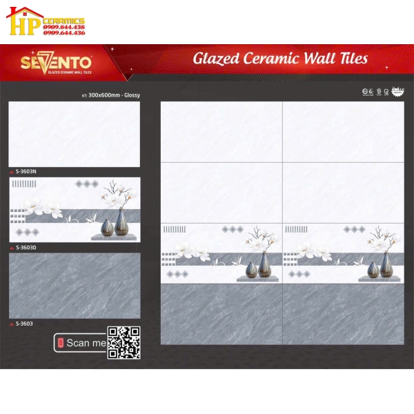 GẠCH ỐP TƯỜNG 30X60 VÂN ĐÁ XÁM XÉO S3603 CAO CẤP GIÁ RẺ